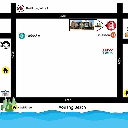 Tetris Hotel Ao Nang Exterior photo
